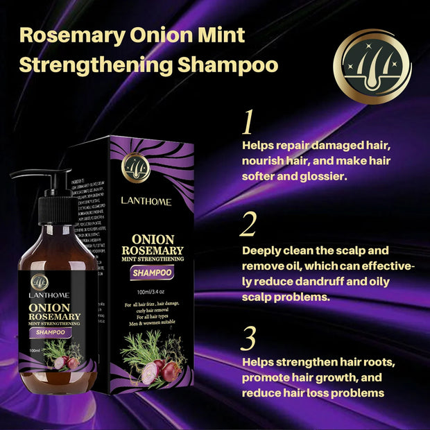 Rosemary Onion Hair Growth Shampoo – Fast Results in 7 Days