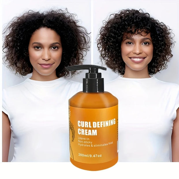 GZE Curl Defining Cream – Argan Oil for Soft, Bouncy Curls