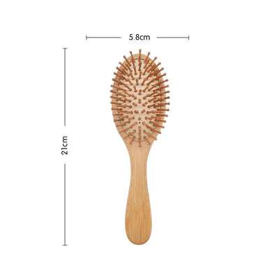 Wooden Paddle Comb – Scalp Massager