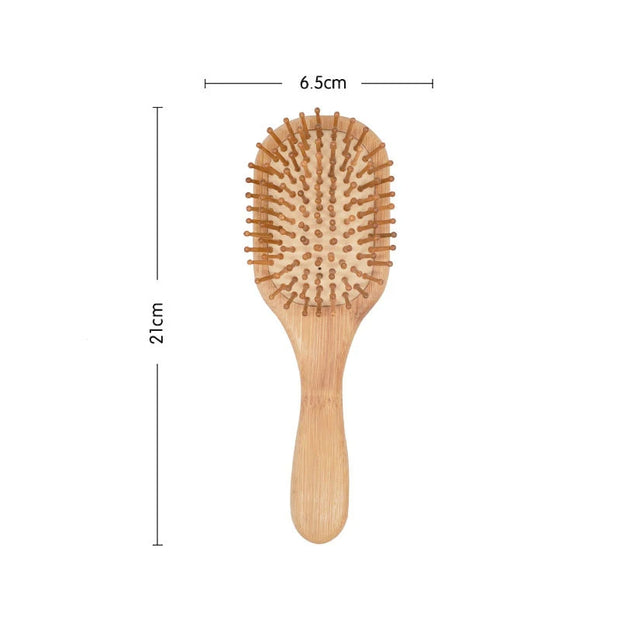 Wooden Paddle Comb – Scalp Massager