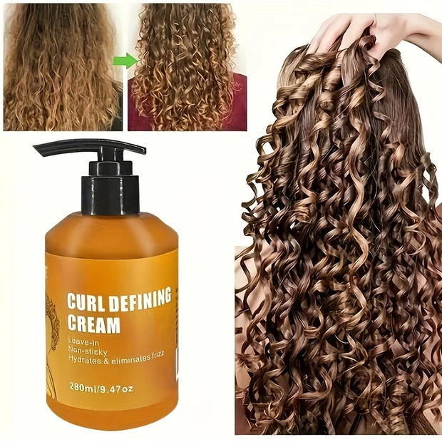 GZE Curl Defining Cream – Argan Oil for Soft, Bouncy Curls