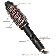 1.5-Inch Heated Ceramic Curling Brush – Volumizing & Styling Tool