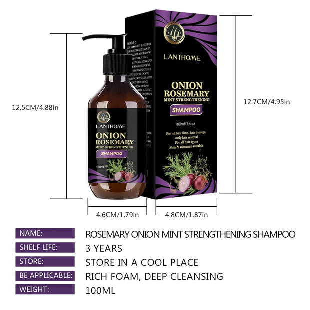 Rosemary Onion Hair Growth Shampoo – Fast Results in 7 Days