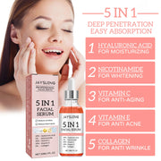 5-in-1 Vitamin C & Hyaluronic Acid Facial Serum