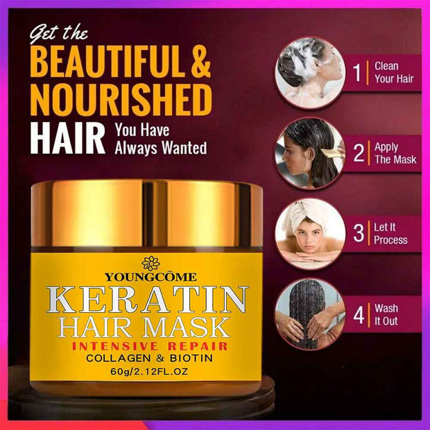 Keratin Treatment Hair Repair Mask