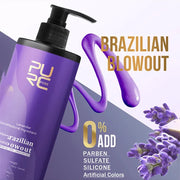 PURC Lavender Brazilian Keratin – 12% Straightening & Smoothing Treatment