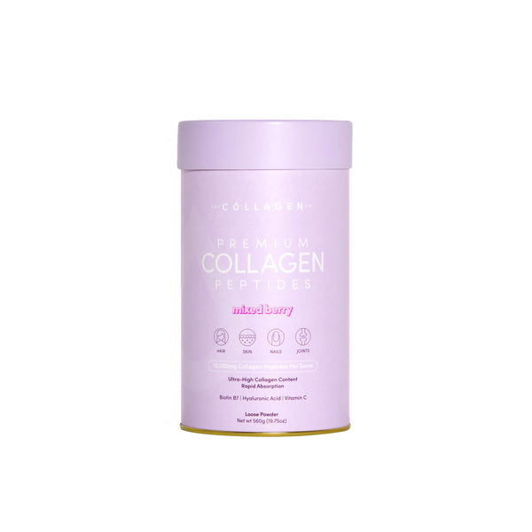 The Collagen Co. Premium Collagen Powder With Vitamin C And Biotin - Nurtures Healthy Hair, Glow Skin, Fortifies Joints, And Bones - Passionfruit Mango Collagen In A 14-Serve Loose Powder (280g)