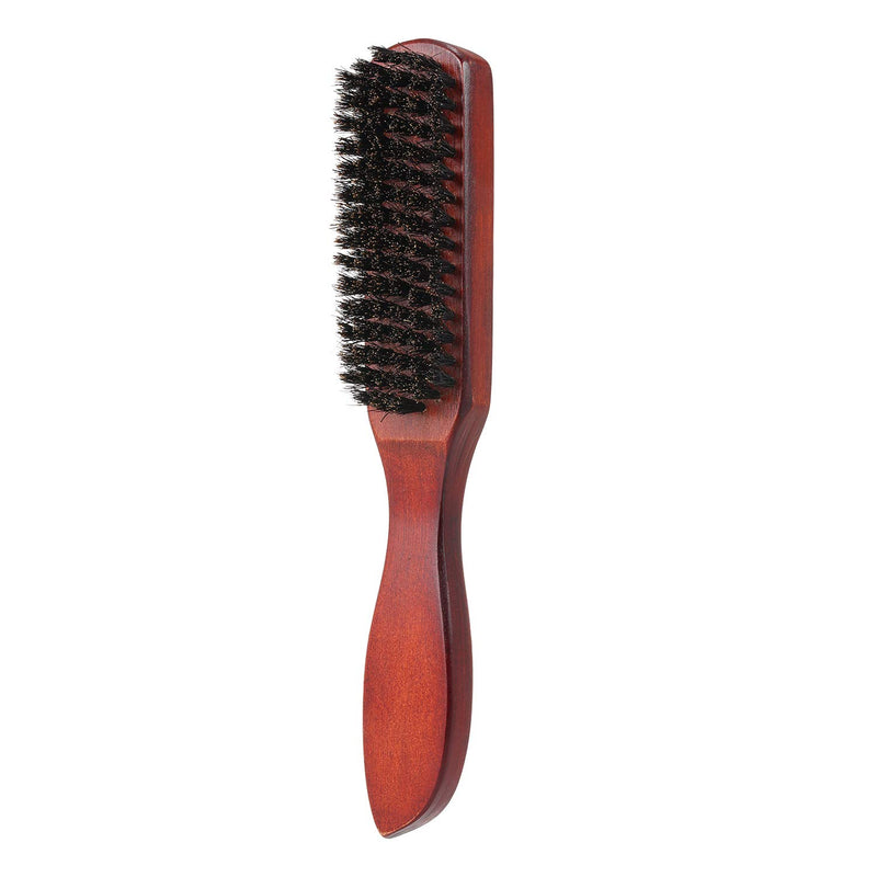 Hair Brush with Dense Bristles Hair Brushes for Women Beard Brushes for Men Massage Brush Wooden Handle for Thin Natural Soft Fine Hair