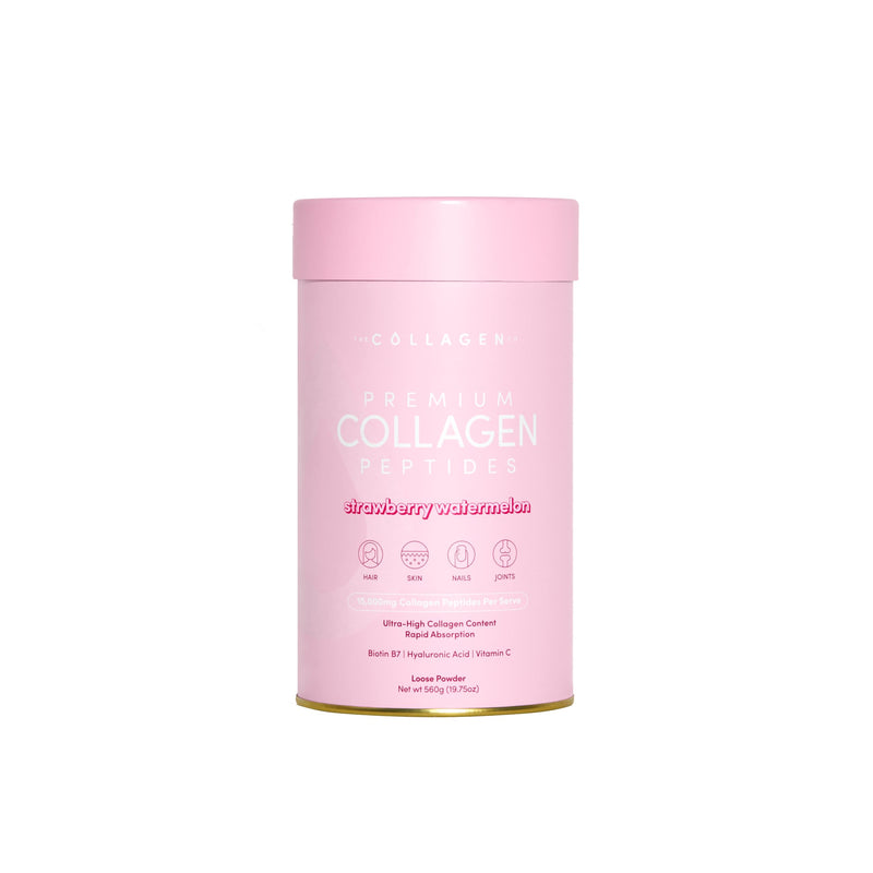 The Collagen Co. Premium Collagen Powder With Vitamin C And Biotin - Nurtures Healthy Hair, Glow Skin, Fortifies Joints, And Bones - Passionfruit Mango Collagen In A 14-Serve Loose Powder (280g)