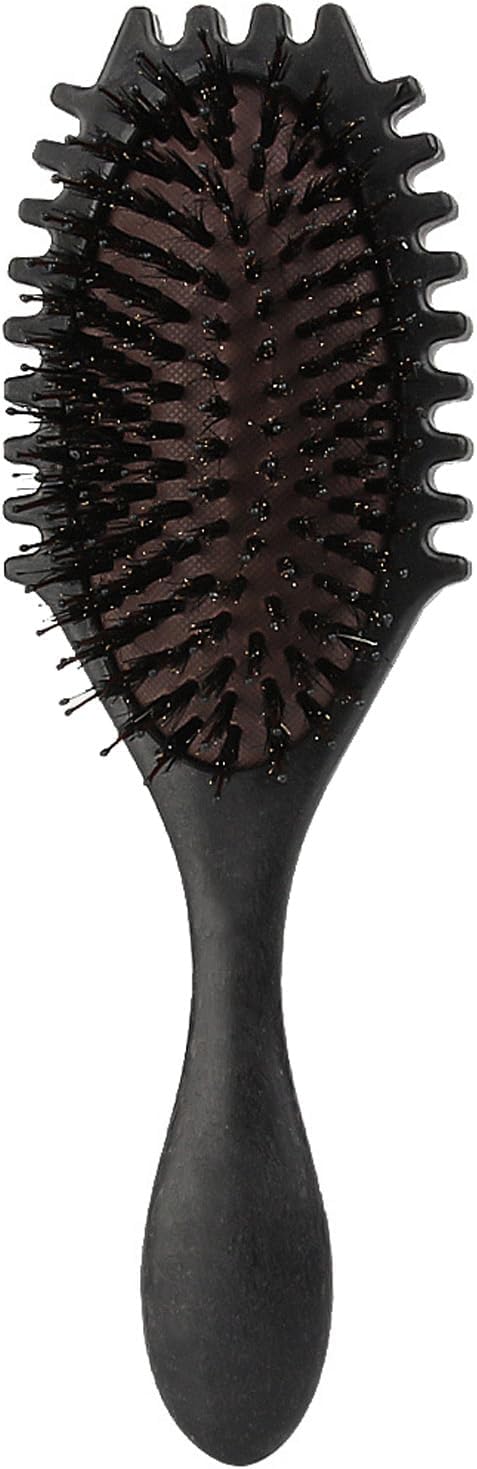 Curly Hair Brush, 2024 Newest Brush Less Pulling Styling Brush for Men and Women, Curl Brush,Boar Bristle Hair Brush Styling Brush for Detangling (Purple)