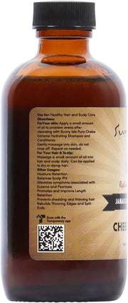 Sunny Isle Jamaican Black Castor Oil infused with Chebe Powder 4 fl. oz