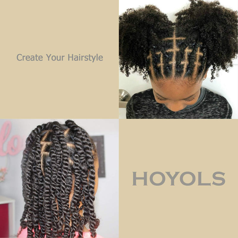 Hoyols Clear Hair Elastic Rubber Bands No Damage Ties for Ponytail Braid Holder 1500 Piece