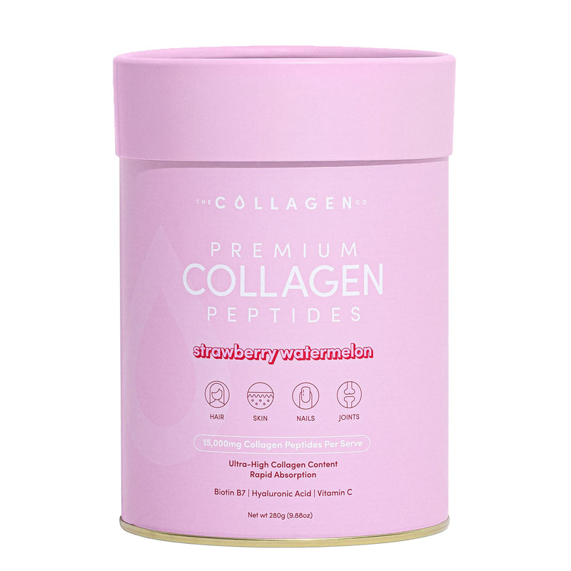 The Collagen Co. Premium Collagen Powder With Vitamin C And Biotin - Nurtures Healthy Hair, Glow Skin, Fortifies Joints, And Bones - Passionfruit Mango Collagen In A 14-Serve Loose Powder (280g)