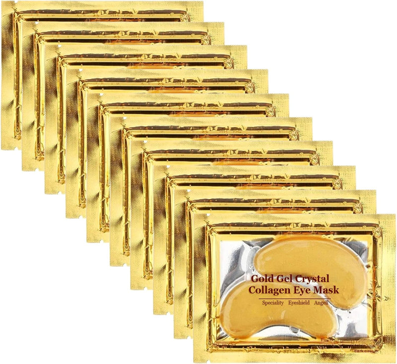 60Pcs/30Pairs JUYOU Reallygood 24K Gold Gel Collagen Eye Pads, Crystal Collagen Under Eye Mask for Moisturizing, Reducing Fine Lines&Dark Circles& Puffy Eyes Under Eye Patch for Women Men, Gold