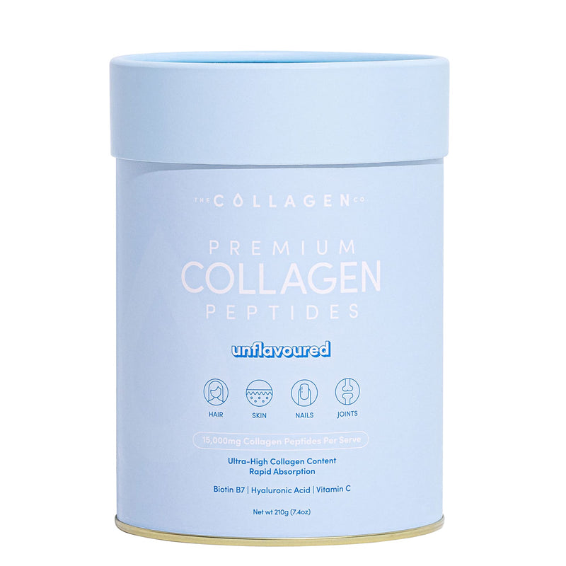 The Collagen Co. Premium Collagen Powder With Vitamin C And Biotin - Nurtures Healthy Hair, Glow Skin, Fortifies Joints, And Bones - Passionfruit Mango Collagen In A 14-Serve Loose Powder (280g)