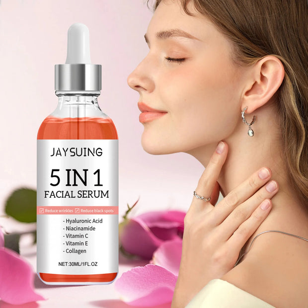 5-in-1 Vitamin C & Hyaluronic Acid Facial Serum