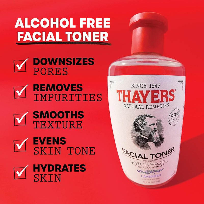 Thayers Alcohol-Free Lavender Witch Hazel Toner with Aloe Vera Formula 355ml