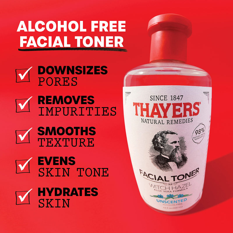 Thayers Alcohol-Free Lavender Witch Hazel Toner with Aloe Vera Formula 355ml