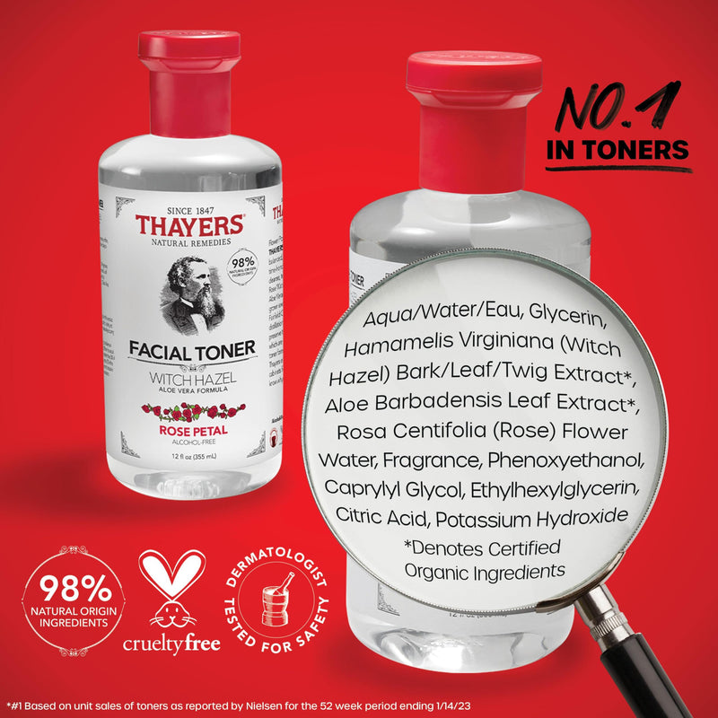 Thayers Alcohol-Free Lavender Witch Hazel Toner with Aloe Vera Formula 355ml