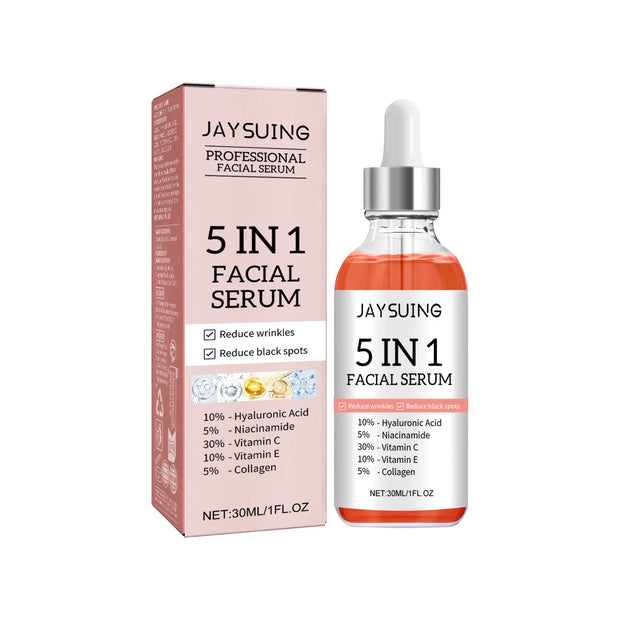 5-in-1 Vitamin C & Hyaluronic Acid Facial Serum