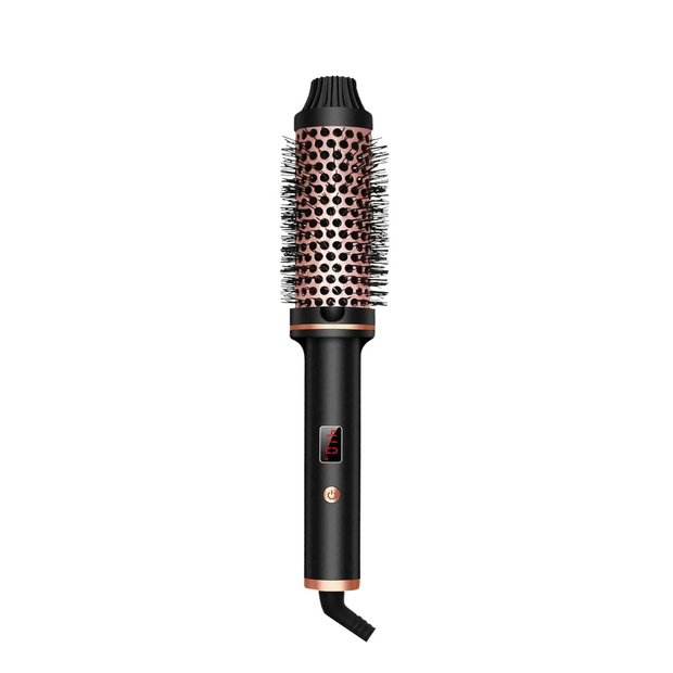 1.5-Inch Heated Ceramic Curling Brush – Volumizing & Styling Tool