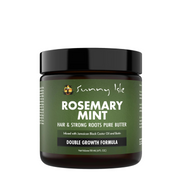 Sunny Isle Rosemary Mint Hair and Strong Roots Butter 4oz, Infused with Biotin & Jamaican Black Castor Oil to Strengthen and Nourish Hair, Dry Scalp, Split Ends