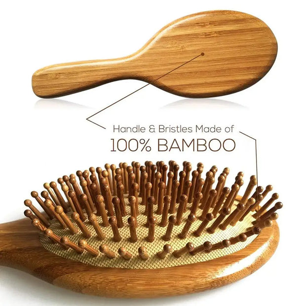 Wooden Paddle Comb – Scalp Massager