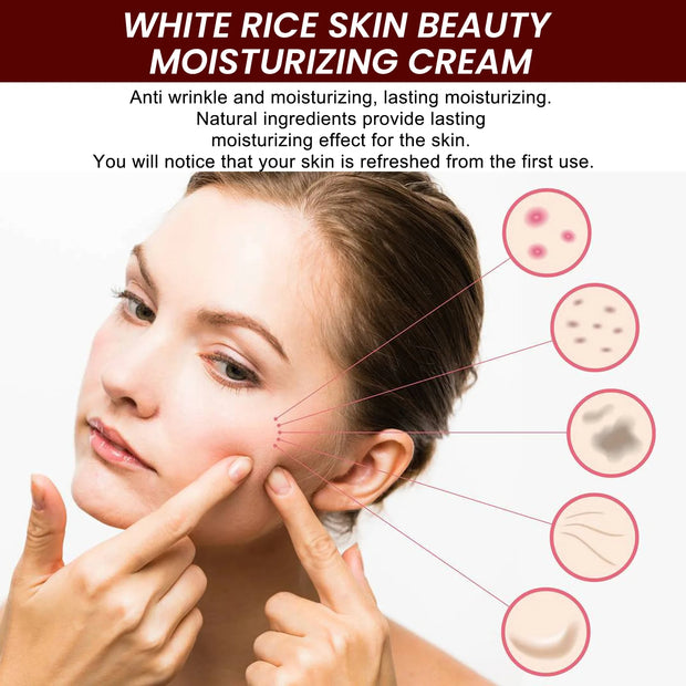 30g Rice Anti-Wrinkle Whitening Face Cream