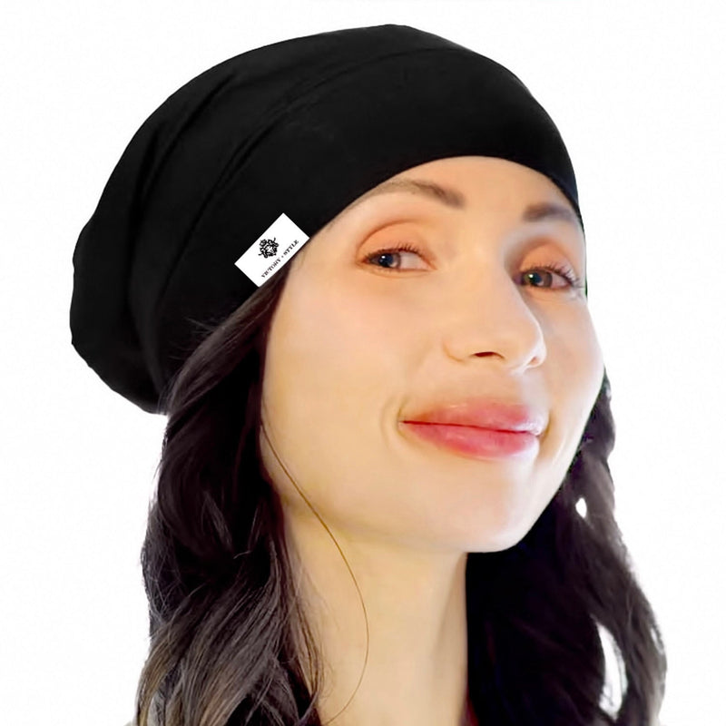 Luxury Satin Lined Beanie - Perfect for Travel & Long Hair Care: Free Shipping in Australia