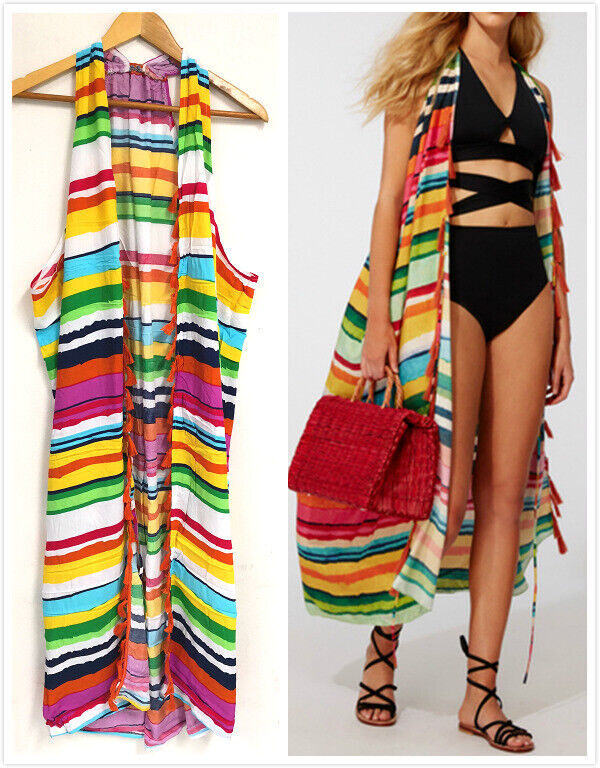 Beach Goddess Oversize Long Open Top Bikini Cover Up