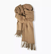 Stunning Cashmere Warm Winter Pashmina Long Oversize Solid Wrap-Australia