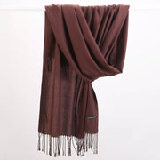 Stunning Cashmere Warm Winter Pashmina Long Oversize Solid Wrap-Australia