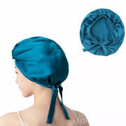 100% Mulberry Silk Night Cap Sleeping Cap Hair Wrap Bonnet for Hair Care AU