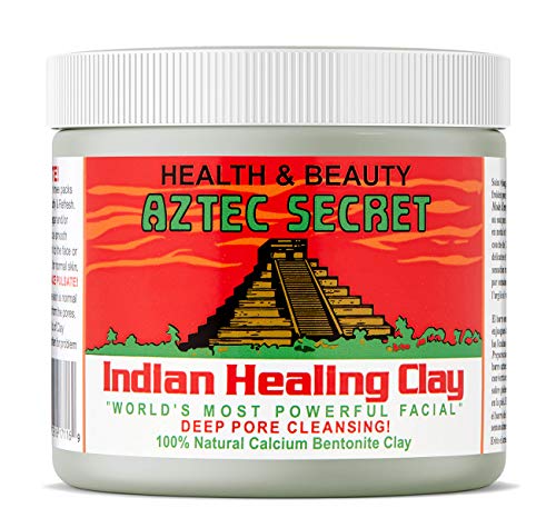 Aztec Secret - Indian Healing Clay - Deep Pore Cleansing Facial & Healing Body Mask - The Original 100% Natural Calcium Bentonite Clay - Jamaican Black Castor Oil & Hair Repair