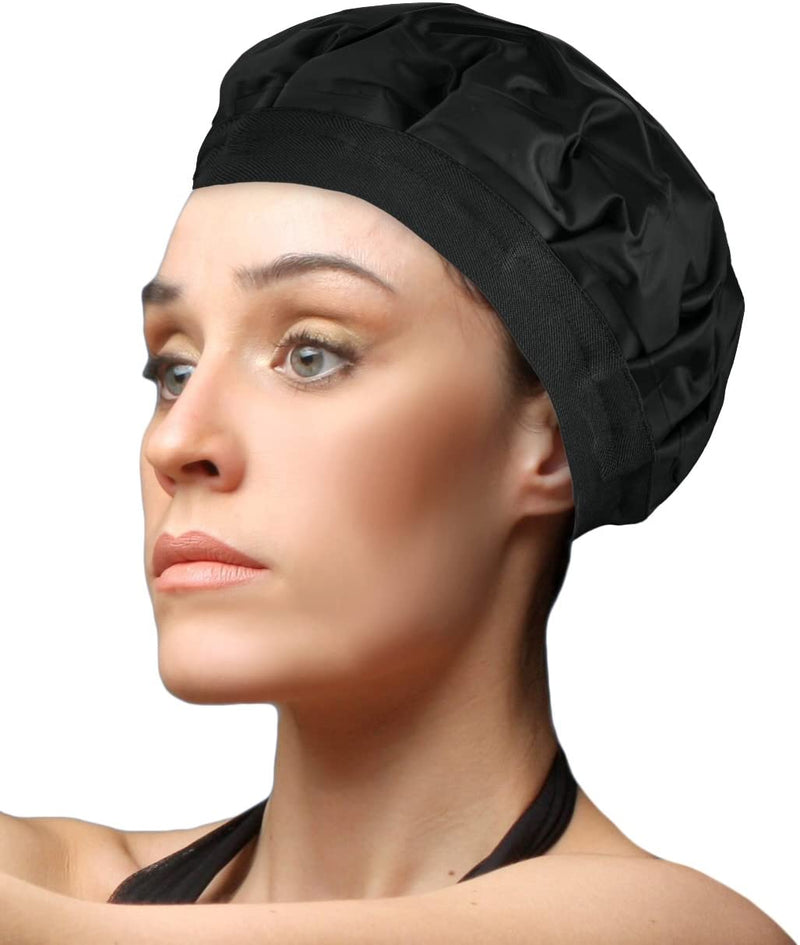 深层调理热帽 - 头发定型护理 |热蒸锅凝胶帽
