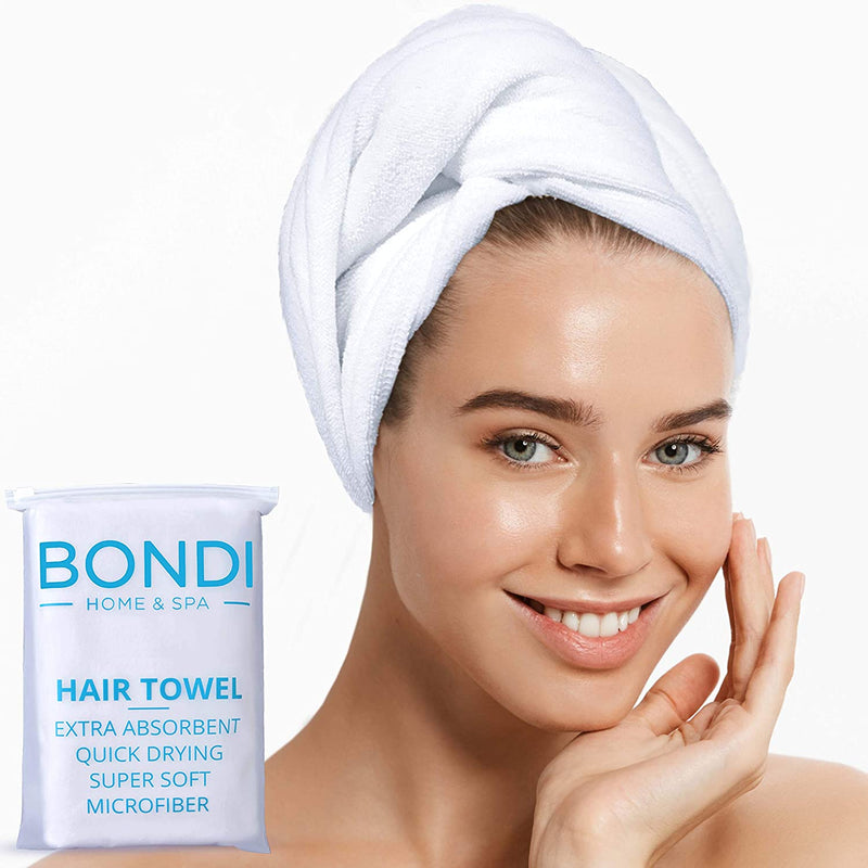 Bondi Home Spa Luxury Microfiber Hair Towel