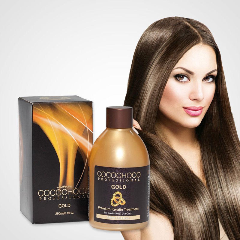 Cocochoco Professional Gold Premium Tratamiento Capilar con Queratina, 250 ml