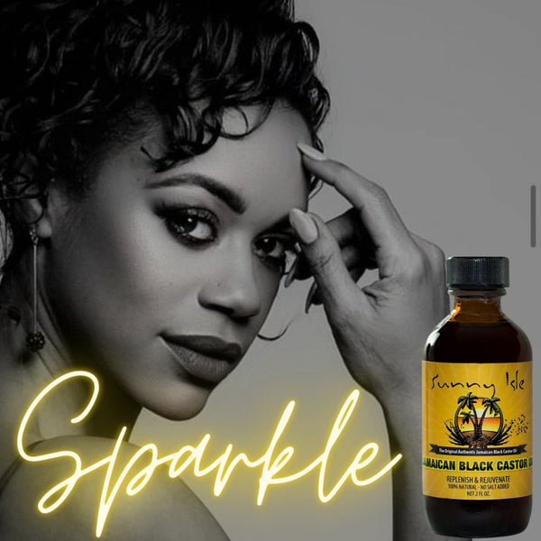 Tratamiento de crecimiento y reparación del cabello con aceite de ricino negro jamaicano #1 de Sunny Isle 